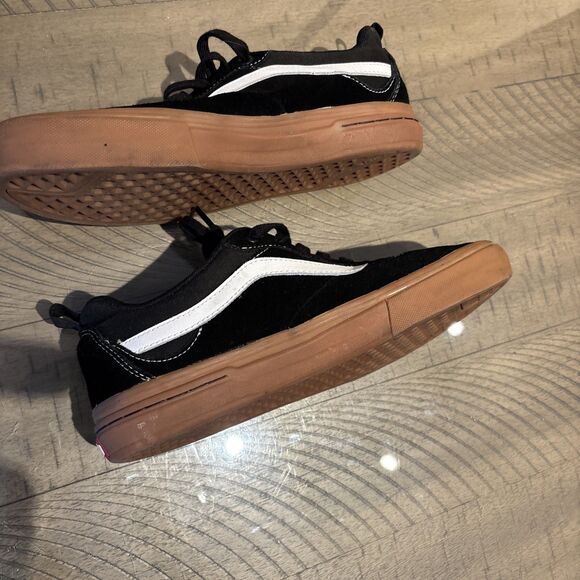 Vans Kyle Walker Pro Gum Sole Skate Board Low Shoes Black Suede 721454 Mens 7.5 - Picture 4 of 9